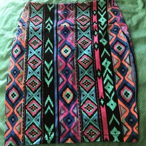 Aztec Mini Skirt